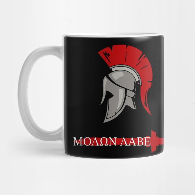 Spartan Warrior Molon Labe by Scar